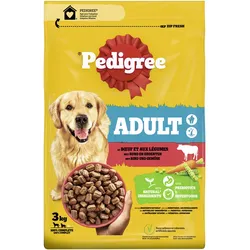Pedigree Adult Rind + Gemüse 3x3 kg