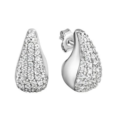Paar Ohrstecker CELESTA, silber (silbergrau), Ohrringe, Damen, one-size, Silber 925 (Sterlingsilber)
