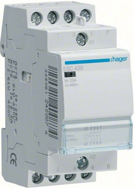 Hager Contacteur 25A 4S 24V ESD425 (ESD425)