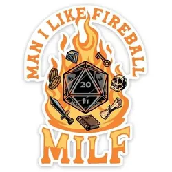 Crit Stones MILF Sticker