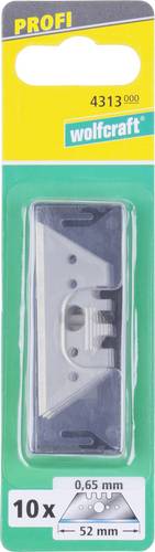 Wolfcraft 4313000 Profi Trapezklingen 0,65x52mm 10St.