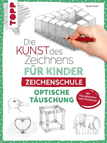 Gecko Keck - Die Kunst des Zeichnens für Kinder Zeichenschule - Optische Täuschung: Der erfolgreichste Zeichenkurs für Kinder geht weiter. Mit Übungsseiten zum Download - Preis vom 12.10.2026 11:37:12 h