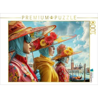 CALVENDO Puzzle Surrealistische Theaterszenen im venezianischen Stil | 1000 Teile Lege-Größe 64x48cm Foto-Puzzle für glückliche Stunden