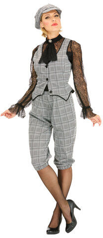Anzug "Roaring 20´s" für Damen, grau