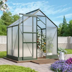 Vitavia Gewächshaus "Apollo 2500",smaragd grün,2,5 m2