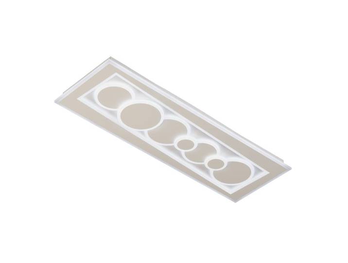 Plafonnier métal blanc 90cm