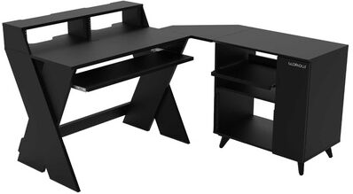 Glorious Sound Desk Compact Rack Bundle Noir