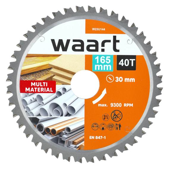 Waart Tarcza pilarska 165x30mm 40T piła widiowa do drewna desek MDF (60387256)