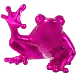 Casablanca by Gilde, Deko Figuren + Skulpturen, Frosch-Pink