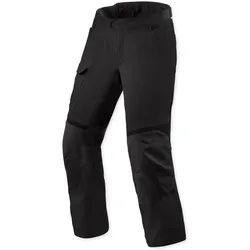 Revit, Motorradhose, Convergent H2O Textilhose Schwarz Regular 2XL (Herren, Normalgrösse, XXL)