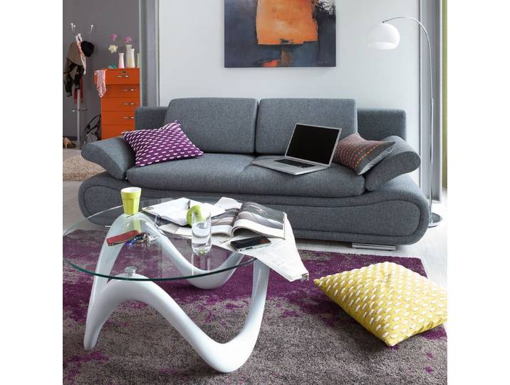 Schlafsofa Verdena Grau Stoff Schlafcouch