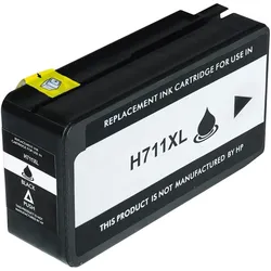 Alternativ-Tinte für HP No. 711 / CZ129A / CZ133A schwarz