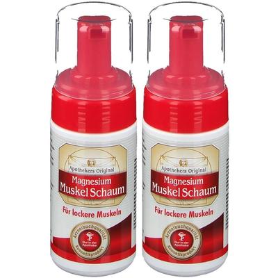 Magnesium Muskelschaum Apothekers Original 2x 2x100 ml Schaum