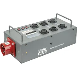 Showgear Power Split 16 True CEE 16 A Powersplit mit Sicherung - CEE zu ProPower True1
