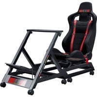 GTtrack Rennsimulator-Cockpit, Sim Rig schwarz