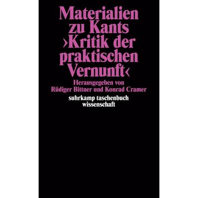 Materialien zu Kants »Kritik der praktischen Vernunft«, Taschenbuch von Immanuel Kant, Suhrkamp, 978-3-518-27659-4