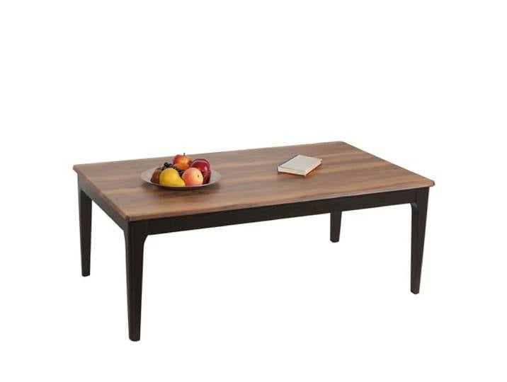 Mendler Couchtisch HWC-M55 46x120x70cm Holz-Optik dunkle Beine Beistelltisch, Sofatisch, HDF, Laminat, Melamin, Sheesham