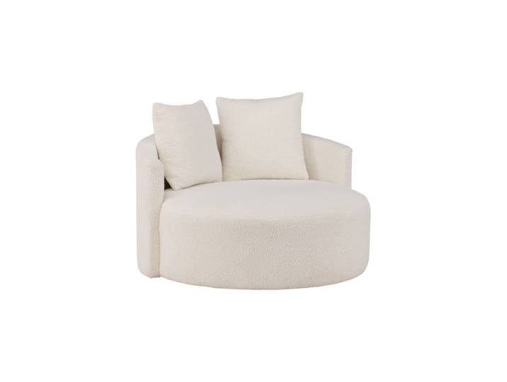 Loveseat „Olympia“ für zwei Personen Hellbeige VE DESIGN