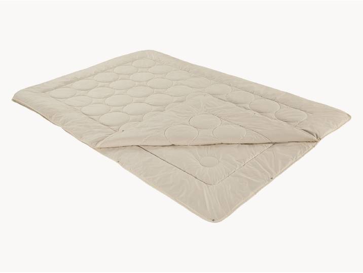 Kamelflaumhaar-Kombi-Bettdecke Cammello - 240x220 cm - Bändchen