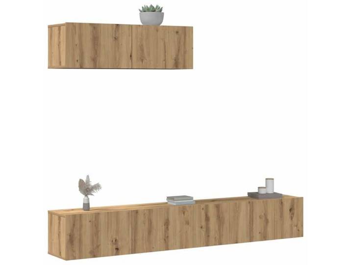 Ensemble de meuble TV mural 3 pcs chêne artisanal 3329206
