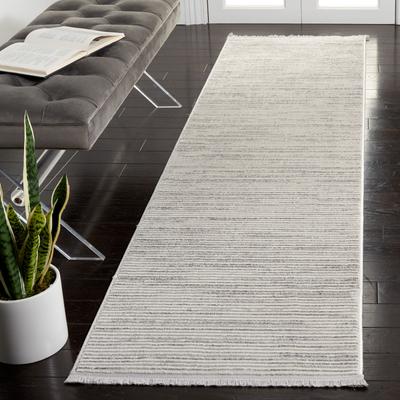 SAFAVIEH Whisper Malin Contemporary Stripe Fringe Rug