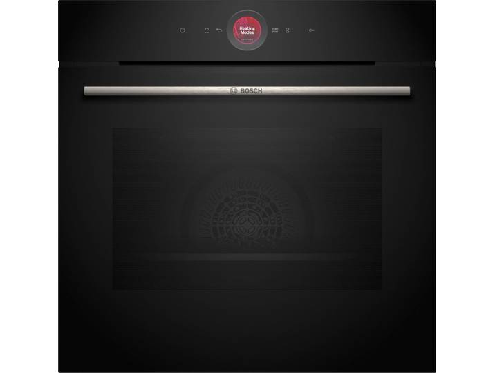 Bosch - Serie 8 - HBG7721B1 - Inbouw oven - 71L - Eenvoudig te reinigen met pyrolytische zelfreiniging - Air Fry-functie: voor perfect en gezonde gefrituurde gerechten - Energielabel A+ Zwart