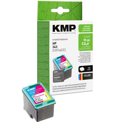 KMP H26 Tintenpatrone color kompatibel mit HP C 8766 E