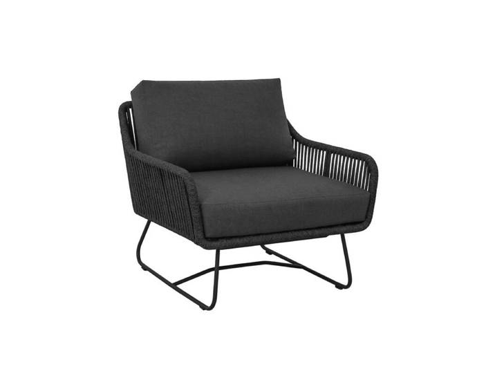 CASA DOMA Ribera Loungesessel mit Kufen - Sitzschale L-Form Modern Country