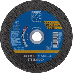 PFERD 61726121 - Trennscheibe EHT 180x1,6x22,23 mm gerade Universallinie PSF STEE