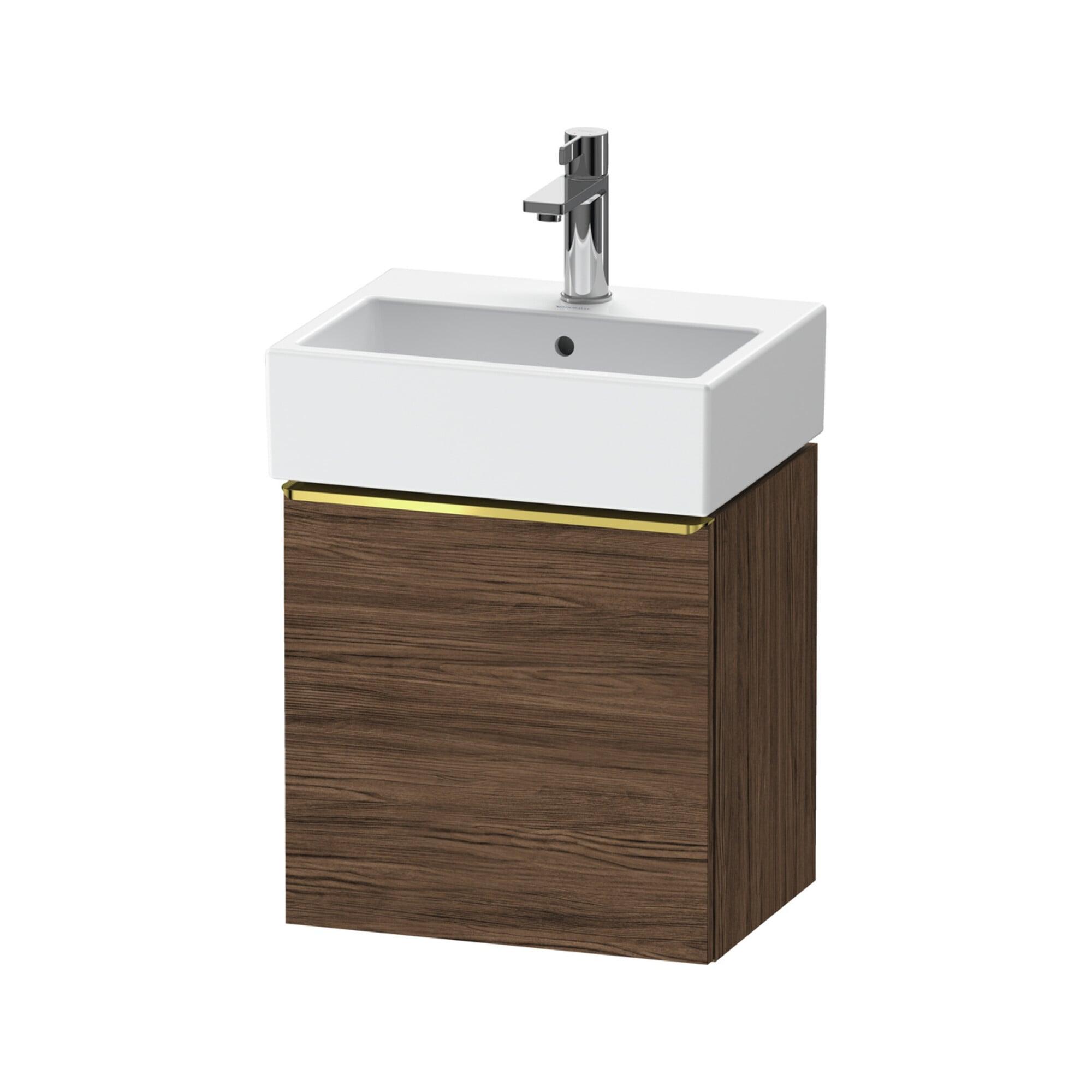 Duravit Waschtischunterschrank D-Neo 43,4x32,2x44cm, 1 Tür, An R, g pol/Nu d (DE4217R34210000)