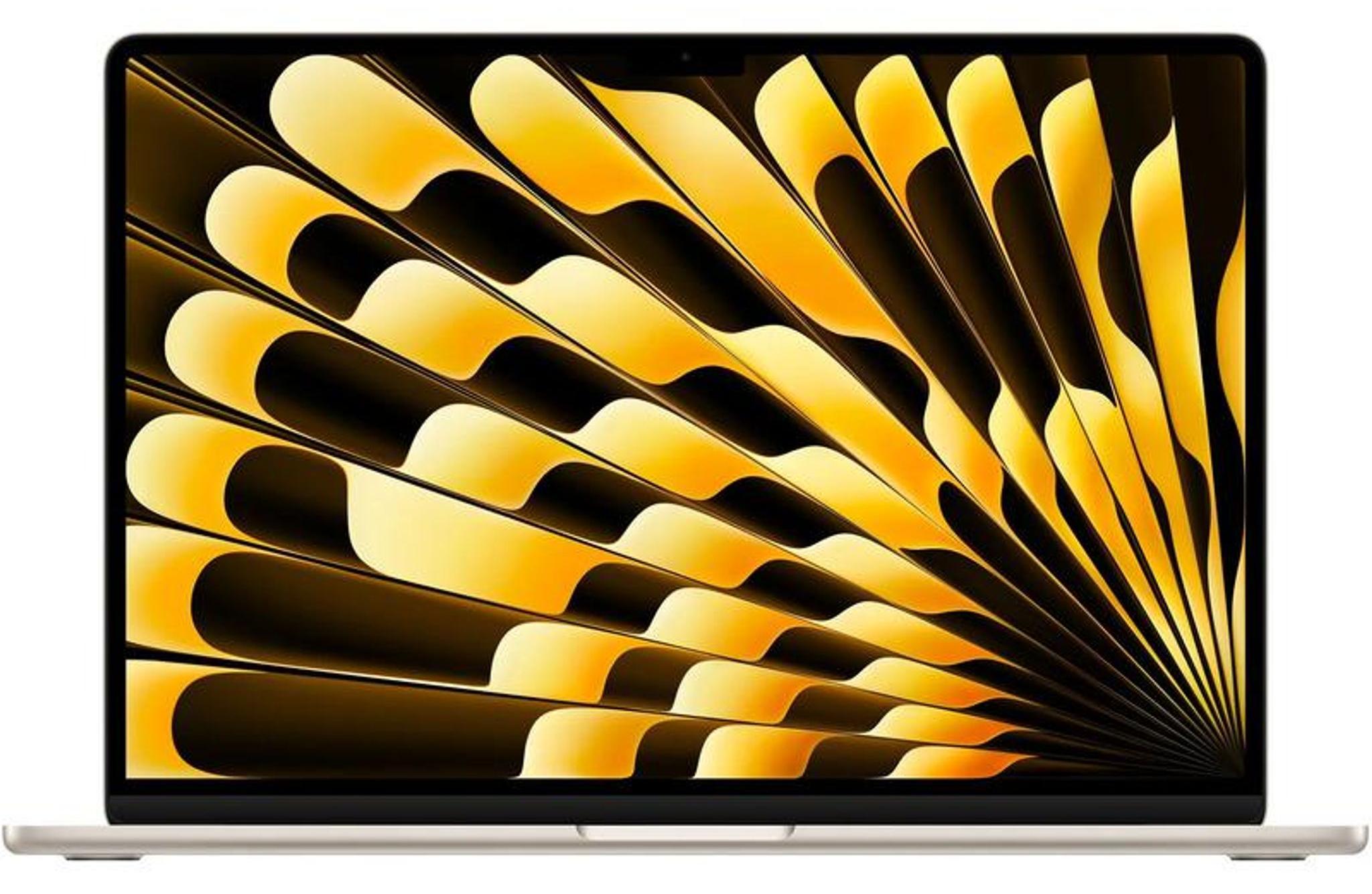 Laptop Apple MacBook Air 15, Apple M5 Chip (10-Core CPU, 10-Core GPU), 15,3" Liquid Retina, 32 GB RAM, 1 TB SSD, internationale Tastatur, macOS, Gold