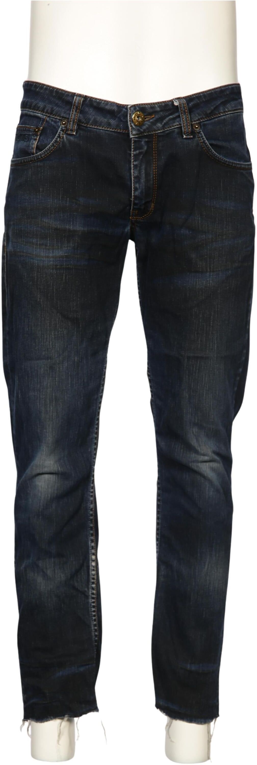 Mud Jeans Herren Jeans, Blau, Gr. W32, Baumwolle / Elasthan - Second Hand