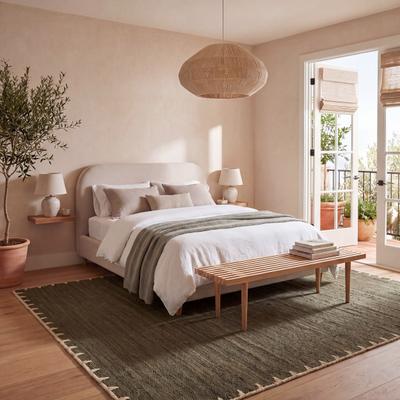 Nuloom Galestria Bordered Modern Jute Area Rug