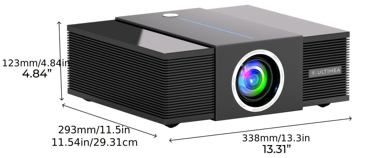 Selius Smart Multimedia Projector Zwart - 900 ANSI Lumen Helderheid