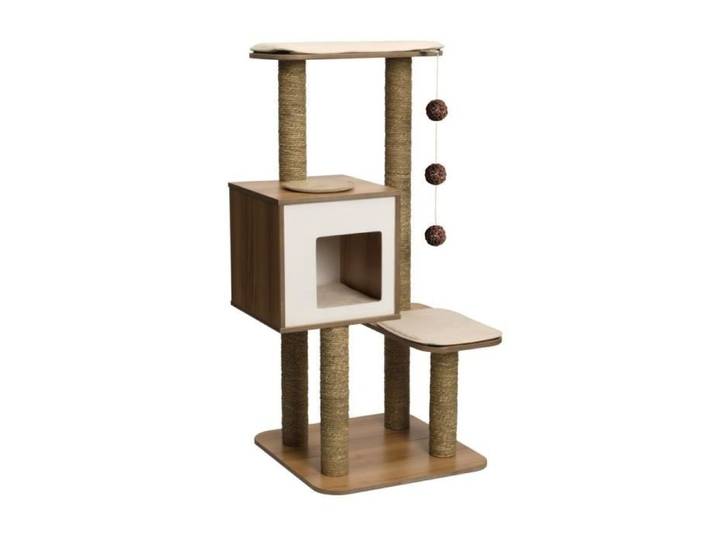 Cat-it Arbre À Chat Design Blanc Compact Et Confortable