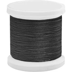Perlen-Aufreihgarn, schwarz, 0,2 mm, 100 m