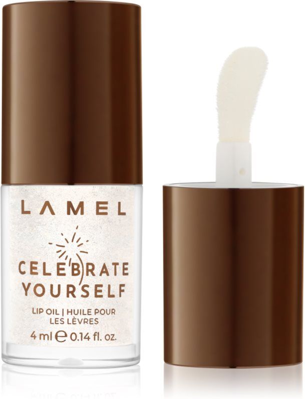LAMEL Celebrate Yourself Lip Oil with glitter shade 01 4 ml