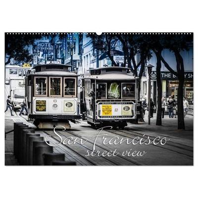 San Francisco - street view (Wandkalender 2026 DIN A2 quer), CALVENDO Monatskalender