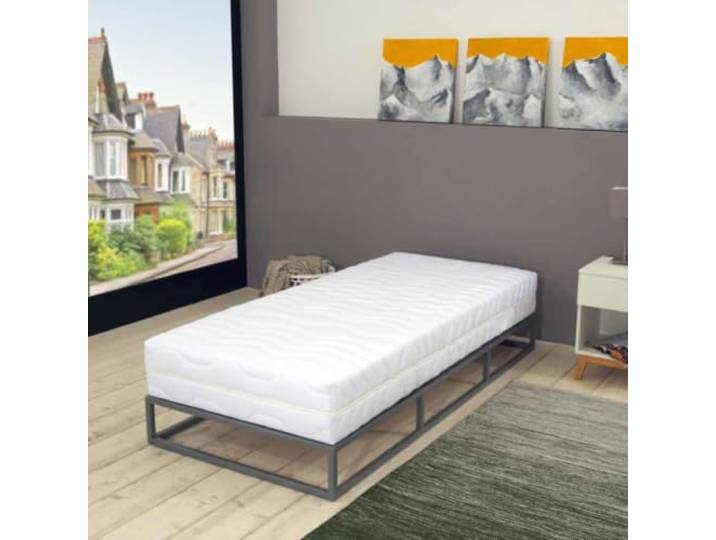 Matratze 80 x 200 cm, 7-Zonen-Taschenfederkern, 20 cm Höhe, Härtegrad H3 Waschbarer Bezug, Reißverschluss an vier Seiten, geräuscharm, vakuumversiegelt, 72 Stunden Formrückbildung