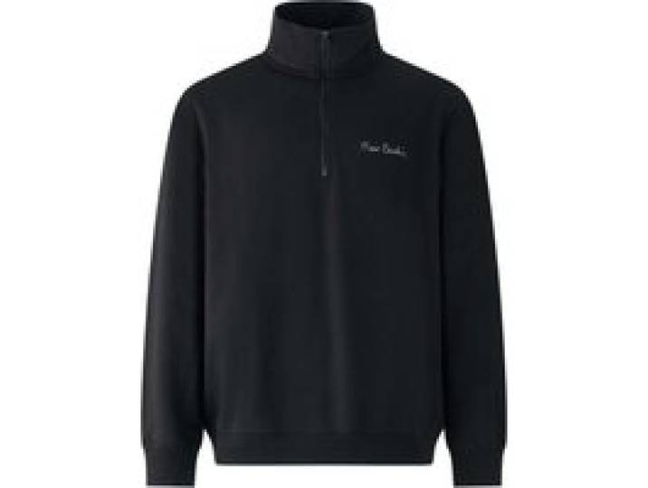 PIERRE CARDIN Sweat zippé homme (noir, L)