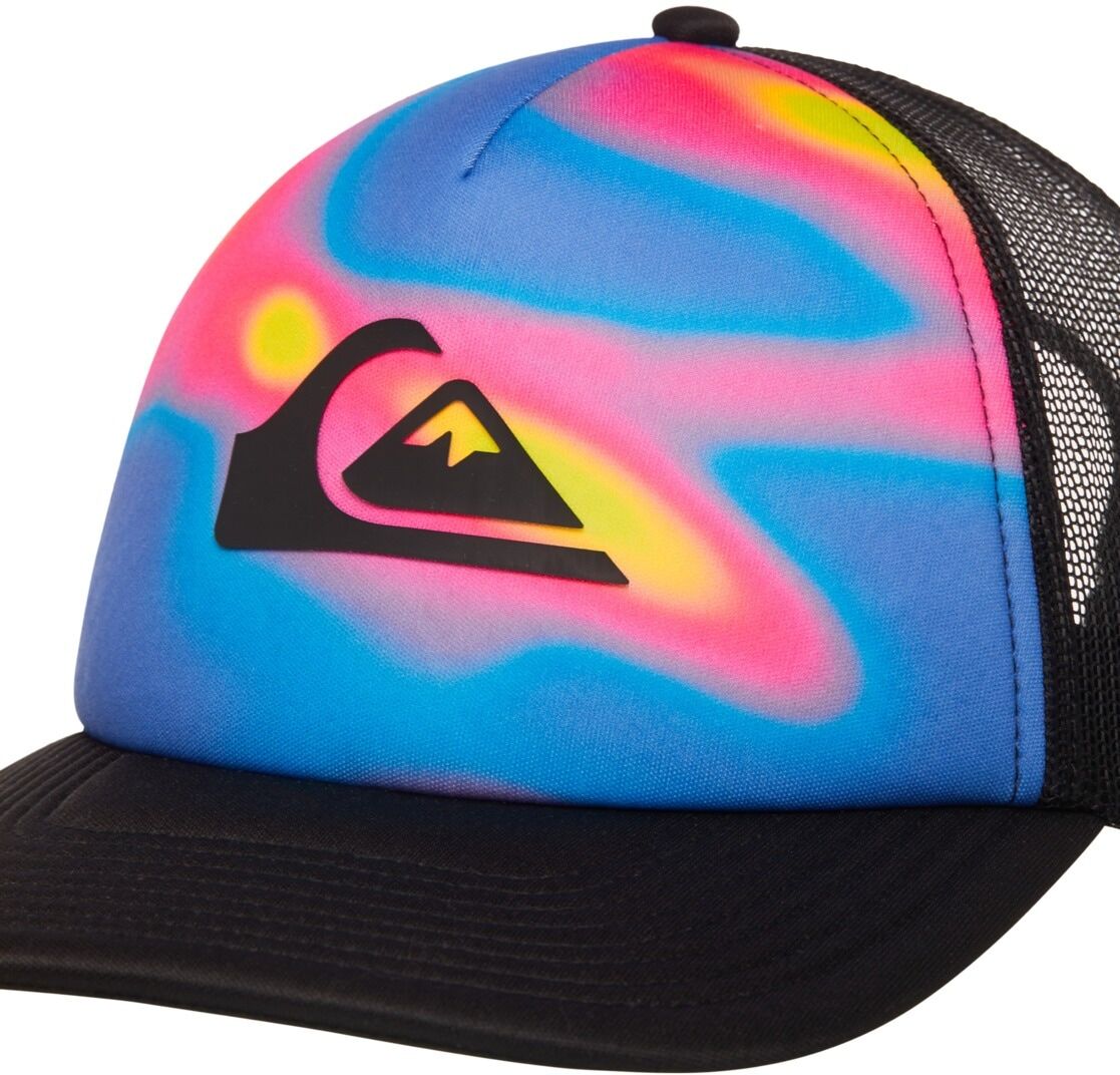 Trucker Cap QUIKSILVER "Emu Coop", Herren, bunt (monaco blau holmes), Kunstfaser, Caps Trucker Cap