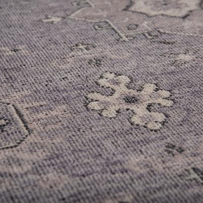 Alora Decor Antique Hand-Knotted Gray and Beige Medallion Rug
