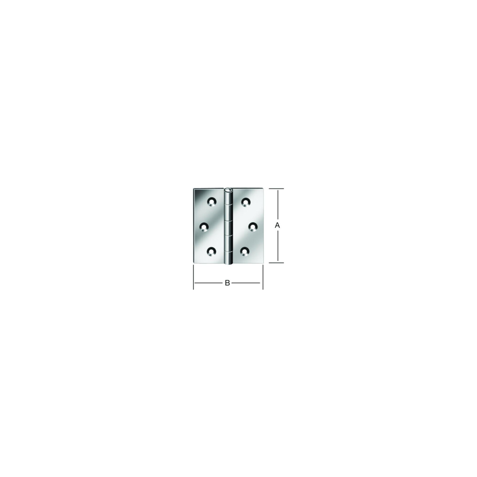 Gerollte,käntige Scharniere H.100mm B.100mm S.1,6mm STA Vormann (000503100Z)