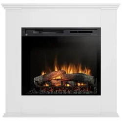OutInFire KELIA 28" freistehender LED-Elektrokamin, Weiß