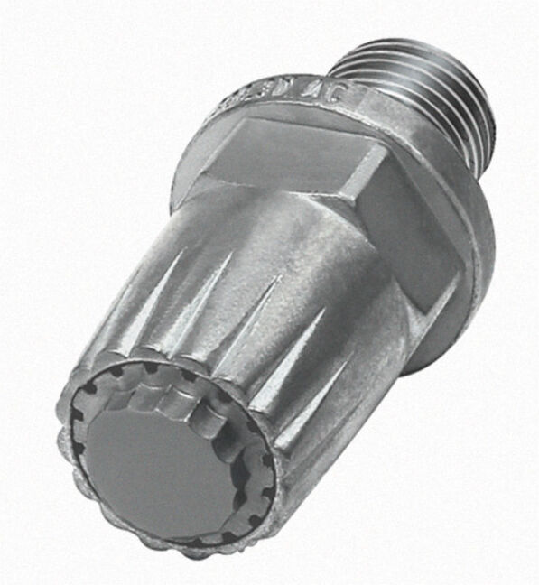Riegler Buse ronde silencieuse, G 1/4 AG, alliage de zinc, Ø ext. 19 mm (30.207)