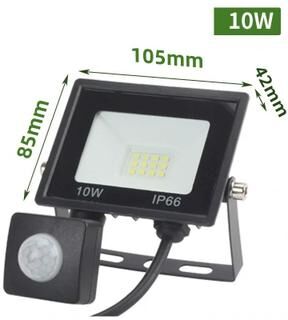 Uplift Picks LED Motion Sensor Outdoor Floodlight Waterproof PIR Security Spotlight white 100 W