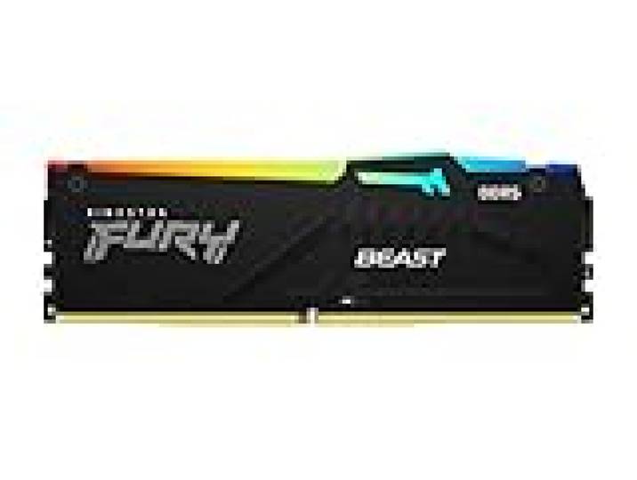 Kingston FURY Beast Noir RGB 64Go (2x32Go) 5600MT/s DDR5 CL40 DIMM Mémoire pour PC de Gamer Kit de 2 Intel XMP - KF556C40BBAK2-64