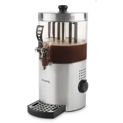 H. Koenig  Heiße Schokolade Spender SHK800 / Edelstahl / 3 L / Silber / bis zu 90°C /  1200 W