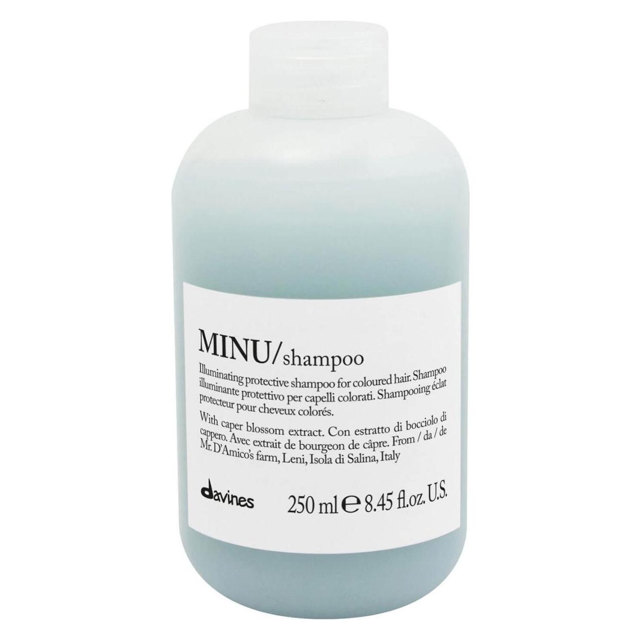 Davines Minu Shampoo 250ml Illuminating Shampoo (Flüssiges Shampoo, 250 ml) (8004608293378)