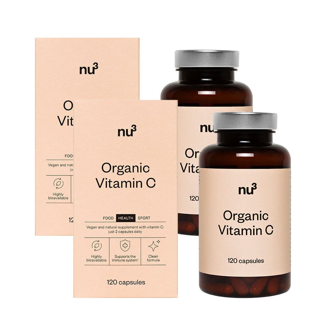nu3 Premium Bio Vitamin C Doppelpack 2x120 St Kapseln